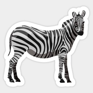 Zebra - Cute Zebra Sticker